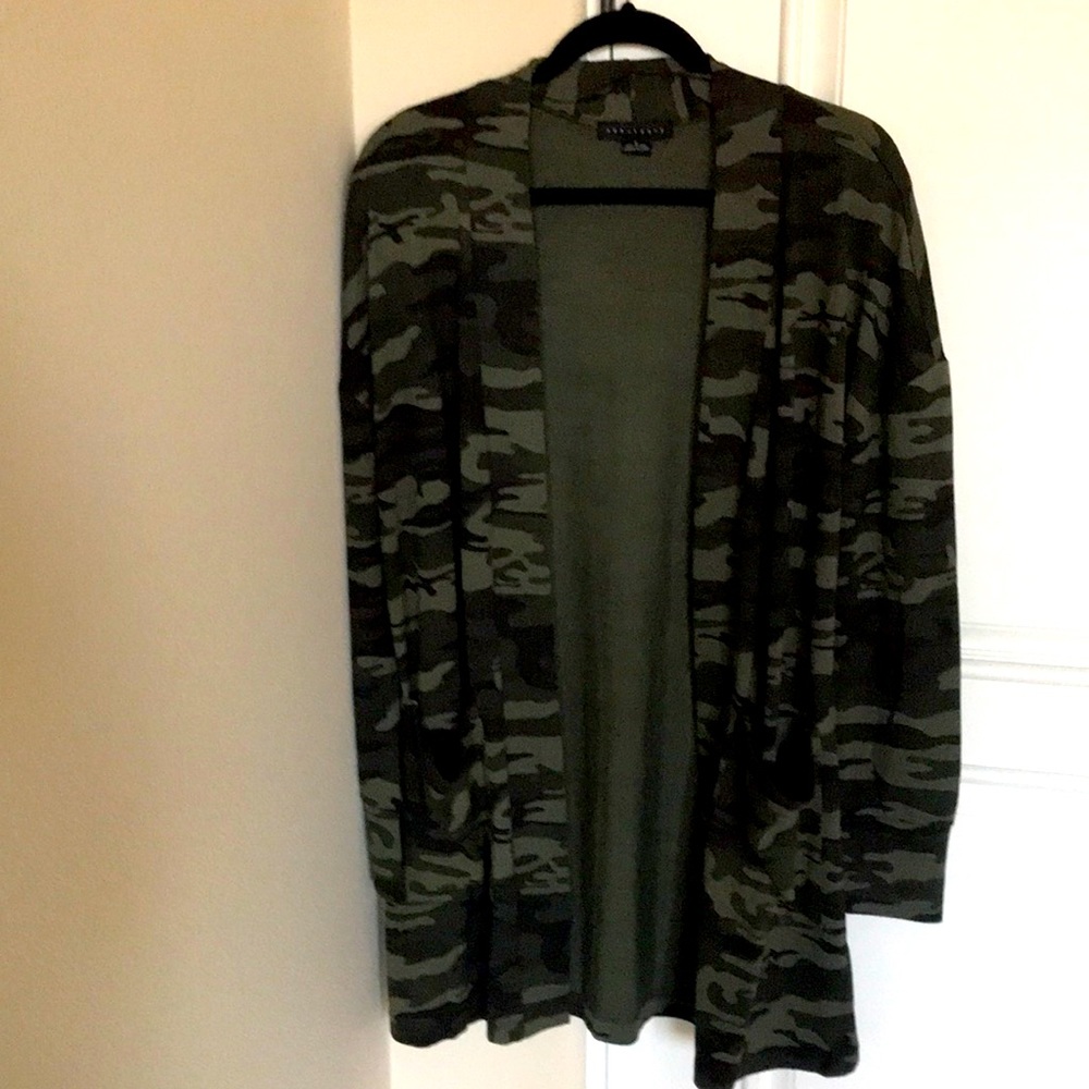 Sanctuary brand camo terri sweater - NWOT